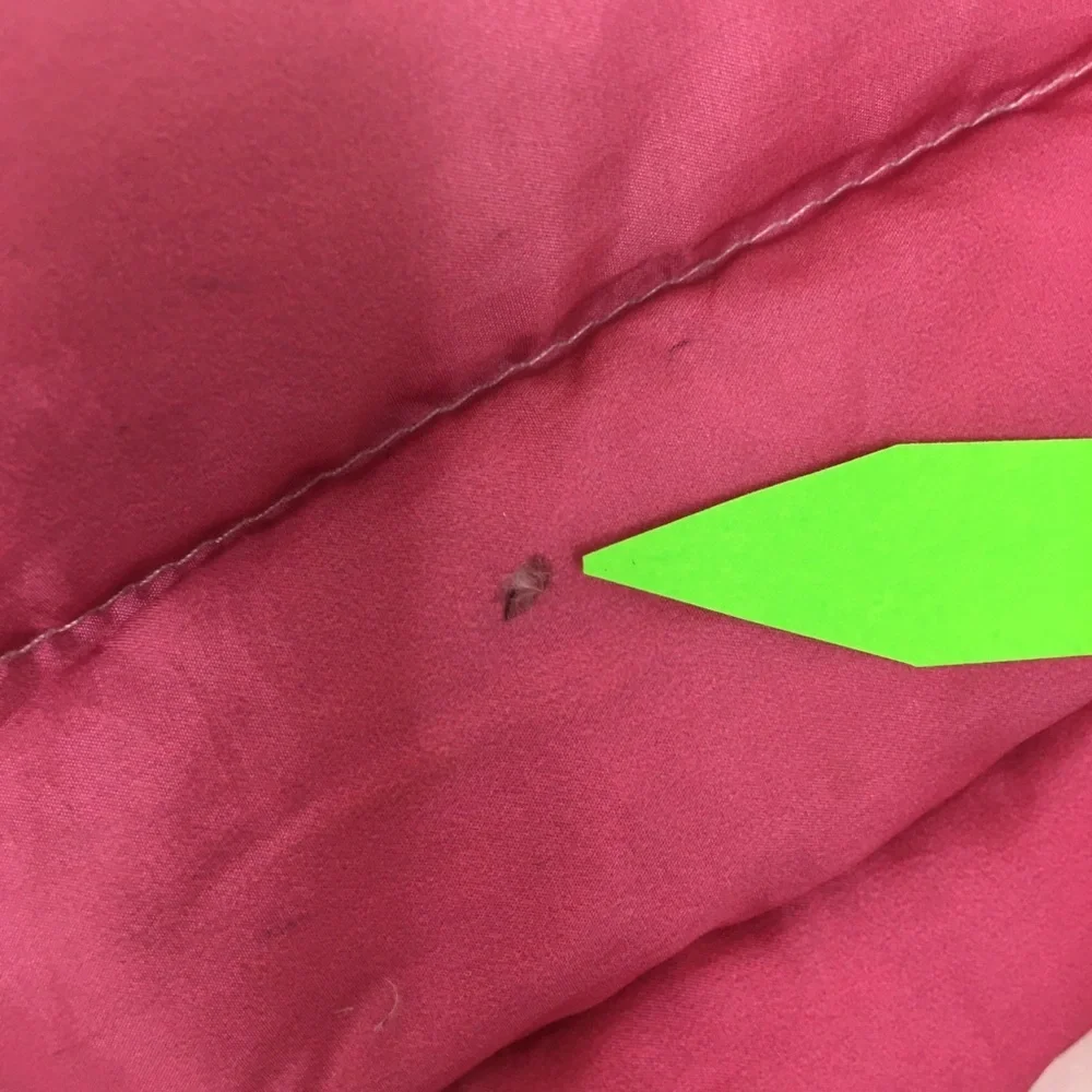 Eddie Bauer Girls Down Puffer Coat Pink Ombre Size XS 5/6